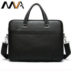 MVA 남성용 서류 가방, 정품 가죽 노트북 가방, 사무용 핸드백, 서류 가방, 비즈니스 가방