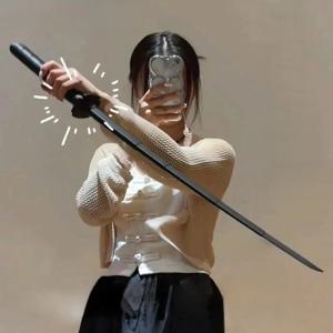 3D 프린팅 접이식 플라스틱 사무라이 검, 코스프레 사무라이 모델 장난감, 무중력 스윙 나이프