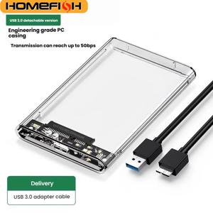 USB3.2 인터페이스 고속 전송 2.5인치 모바일 하드 드라이브 인클로저, 디지털 디스플레이가 있는 기계식 드라이브 지원