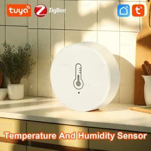 Tuya Zigbee 온도 및 습도 센서 스마트 홈 습도계는 Smart Life Alexa Google Assistant와 함께 작동합니다.