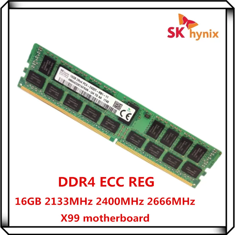 SK 하이닉스 DDR4 8GB 16GB 2133P 2400T 2666V 1Rx4 2RX4 PC4 2133MHz 2400MHz 2666 ECC REG RDIMM X99 RAM 32GB 서버 메모리