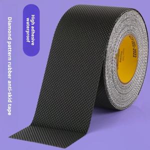 미끄럼 방지 테이프 – 방수, 미끄럼 방지 욕실 바닥 타일 그립, 다이아몬드 질감, 내마모성 자체 접착 스트립
