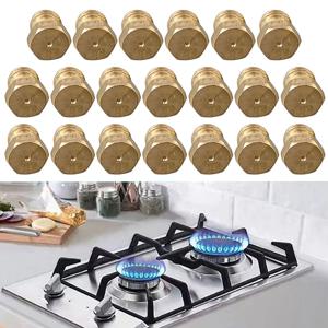 20개/세트 버너 노즐 0.5mm 프로판 버너 오리피스 키트 프로판 가스 변환 키트 LPG 버너 노즐 야외 요리용