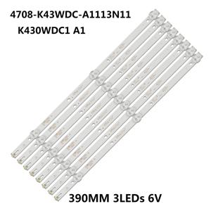 8PCS/키트 TV 3램프 키트 LED 백라이트 스트립 LE43M3570/60 LE43M3579 LE43M3570 4708-K43WDC-A1113N11 A2113N11 LE43M3579/60