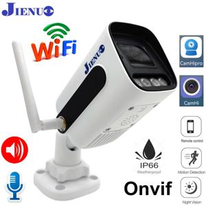 JIENUO 5MP Wifi 카메라 IP 128G 야외 방수 무선 NightVision 32G 64G 보안 감시 1080P Onvif 홈 캠 CamHi