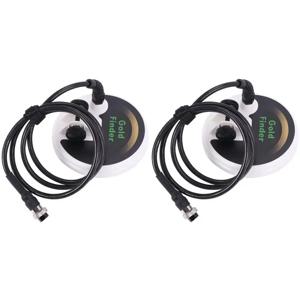 A99E-2Pcs FS2 TX-850 전문 금속 탐지기 검색 코일 금속 탐지기 파인더 용 5 인치 방수 검색 코일