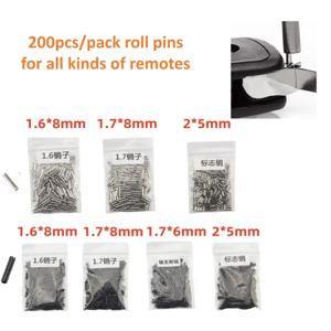 200개 롤 핀 고정 핀 1.6mm 1.7mm 자동차 키 핀 KD Xhorse oem 폴딩 리모컨용