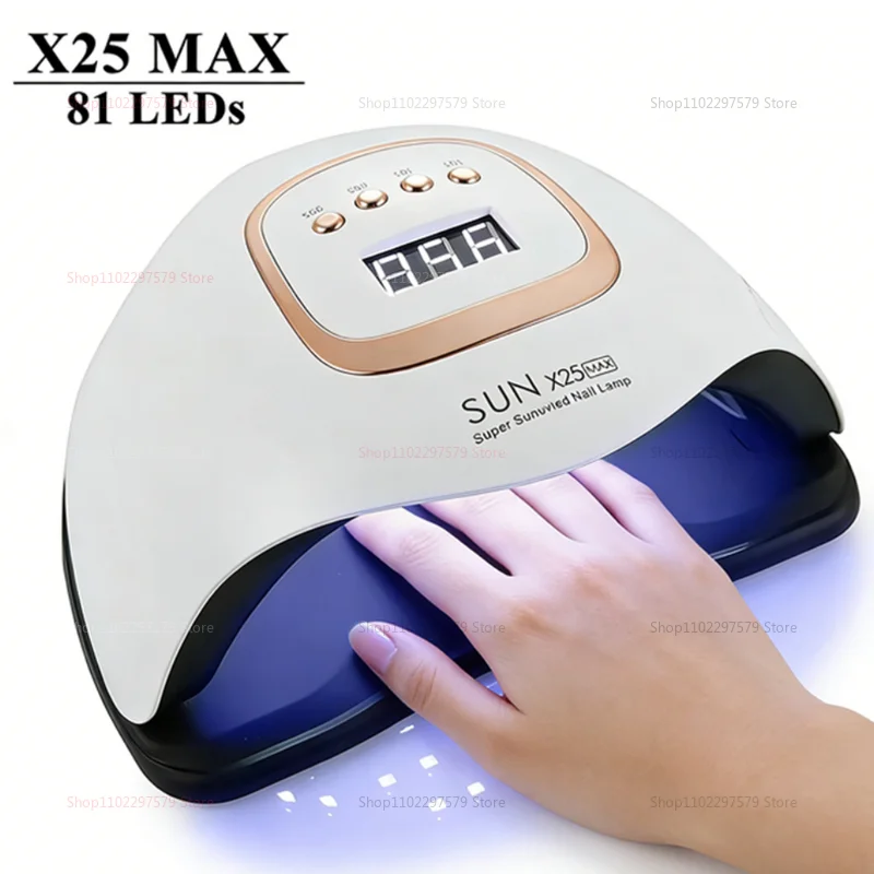 UV 네일 아트 램프 110V-240V 네일 드라이어, 타이머 기능으로 빠른 경화, 사각지대 없이 완벽하게 경화, 가정용 살롱 전문 젤 경화 램프