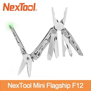 넥스툴 미니 플래그십 F12 멀티툴 플라이어 13 in 1 접이식 EDC 멀티툴 스크류드라이버 파일자루자 야외 캠핑 도구
