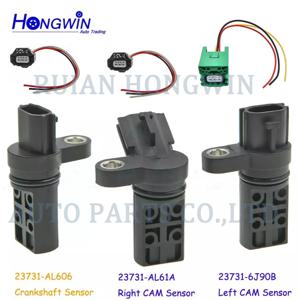 닛산 350Z Altima Maxima Murano LInfiniti 23731-AL61A 23731-AL606 23731-6J90B 용 3PCS 크랭크 샤프트 캠 샤프트 위치 센서 키트