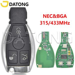 Datong 세계 자동차 원격 키 메르세데스 벤츠 W203 W204 W205 W210 W211 W212 W221 W222 A B C E S 클래스 BGA & NEC 315/433Mhz 카드