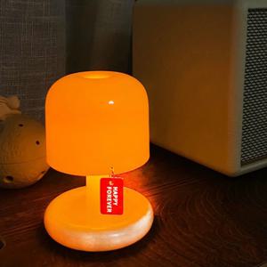 미니 선셋 나이트 라이트 창의적인 LED 테이블 램프 USB 충전식 책상 침대 옆 침실 커피 바 룸 데코 분위기 램프