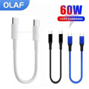 짧은 30cm 유형 C-USB C 케이블 Iphone15 용 고속 충전 Xiaomi Samsung Huawei Power Bank 25cm USB-유형 C/USB C 데이터 케이블