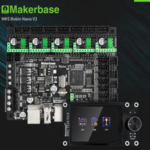 Makerbase Mks Robin Nano V3.1 32비트 제어 보드 TMC2209 드라이버 WIFI TS35 3D 터치 스크린 3D 프린터 마더보드 액세서리