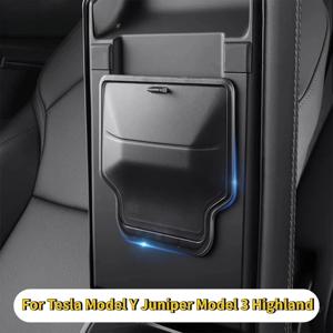 테슬라 모델 Y 주니퍼 2025 스탠다드 차량용 암레스트 박스 히든 수납함 모델 3 하이랜드 센터 콘솔 수납 케이스 ﻿