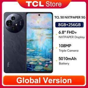 글로벌 버전 TCL 50 NXTPAPER 5G 6.8인치 FHD+ 120Hz NXTPAPER 디스플레이 108MP 울트라 픽셀 트리플 카메라 256GB 대용량 저장소