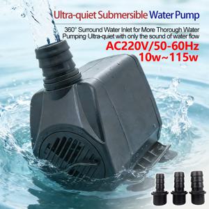 AC220V 다기능 무소음 수족관 수중 펌프, 조경용 대유량 물 분사 펌프, 어항 물 순환 펌프