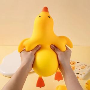 스퀴시 안티 스트레스 오리 피젯 토이 귀여운 거위 동물 스트레스 해소 장난감 어린이 성인용 감압 스트레치 토이 친구들을 위한 최고의 선물