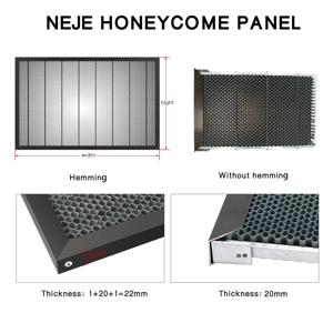 NEJE 레이저 조각기 패드 모든 브랜드 CNC 레이저 조각기 커터 기계 도구 액세서리용 새로운 허니콤 패널 작업 테이블