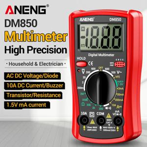 스마트 디지털 멀티미터 자동 1999 카운트 AC/DC 전류 전압 휴대용 ANENG DM850 버저 저항 다이오드 전기기사 테스터