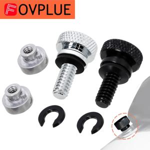 1세트의 나사와 너트 1/4인치 리어 펜더 시트 볼트 탭 나사 너트 키트 (할리 스포스터 XL 883 1200 다이나 투어링 글라이드 소프테일용)