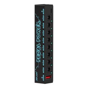 9V 8절연 출력 기타 페달 전원 공급 장치 |   Type-C/USB 입력, 단락 안전