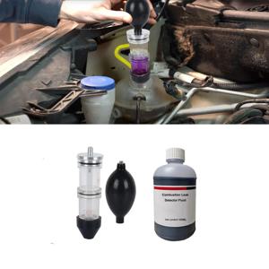 헤드 가스켓 테스터 CO2 누출 감지기 다목적 자동차 도구 가스켓 테스터 키트 (자동차, 트럭용) 연소 누출 테스터