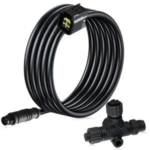 엔진 인터페이스 케이블 NMEA2000 네트워크 연결(T-커넥터 포함) 야마하 선외기 엔진 2006-2023 호환 교체용