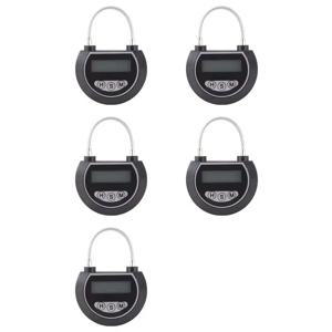 【ADD TO CART】5X 전자 타임락 타이머 잠금 컨테이너 다기능 타임락 빈 블랙용