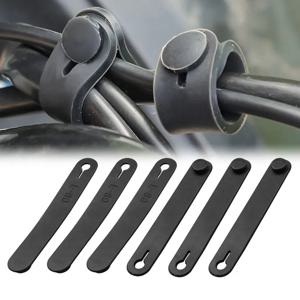 6PC 오토바이 고무 와이어 타이 범용 오토바이 고무 프레임 고정 케이블 배선 하네스 BMW R 1250 GS 어드벤처 호넷용