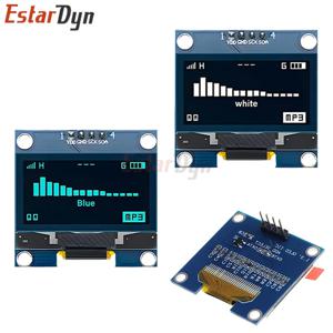 1.3인치 OLED LCD 디스플레이 모듈 SH1106 128X64 IIC I2C SPI Arduino용 흰색/파란색 스크린 브레이크아웃 보드