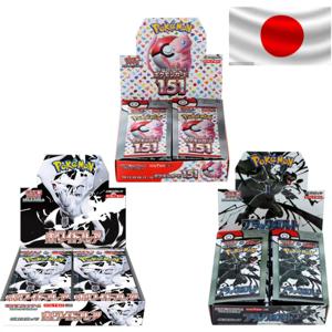 140pcs/Box 애니메이션 포켓몬 일본어 버전 TCG Sv11W 블랙 플레어 클래식 확장 부스터 박스 포켓몬 트레이드 카드 20팩 카드 장난감