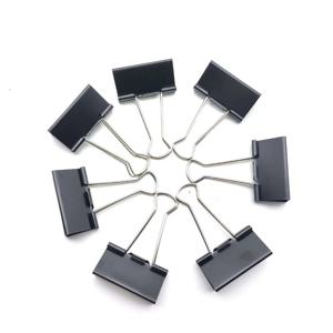 12Pcs/1BOX 바인더 클립 클램프 롱 테일 콤비네이션 폴더 북마크 종이 티켓 클립 간편한 학교 사무용품