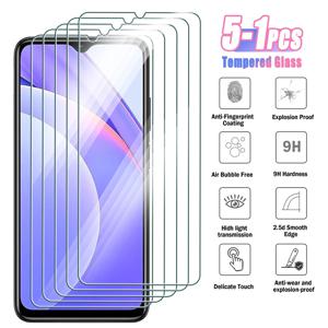 Xiaomi Redmi Note 9 8 7 pro 화면 보호기 Redmi Note 8T 9T 9S 용 5-1Pcs 강화 유리