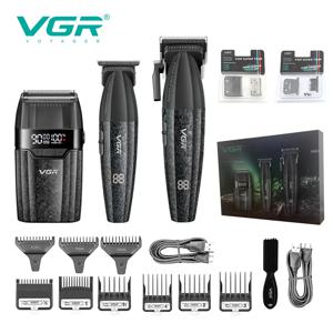 VGR 바리깡 이발기 트리머 클리퍼 전기면도기 이발 헤어트리머 헤어 클리퍼 헤어클리퍼 남성도구 헤어집게 프로바리깡 바버 면도기 트리머 이발기 클리퍼 베스트셀러 헤어 트리머 전문가용 클리퍼 베스트 9000 RPM 헤어 클리퍼 전기식 헤어컷 머신 충전식 남성용 헤어 트리머 V-640