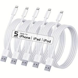 3개입 5개입 MFi 인증 USB to Lightning TPE 케이블 고속 충전 케이블 아이폰14 13 12 11Pro X 8 아이패드 화이트 1M 2M 3M