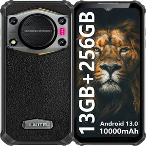 오키텔 WP22 글로벌 버전 6.58인치 러기드 스마트폰 13GB+256GB FHD 48MP 10000mAh 헬리오 P90 48MP 안드로이드 13 휴대폰