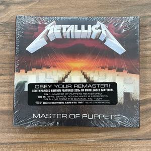 메탈리카 마스터 오브 퍼펫스 3CD 리마스터드 확장판 스래시 메탈 클래식 데모 라이브 새 상품 밀봉