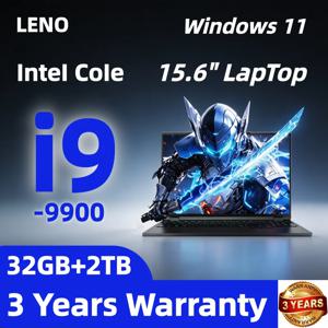15.6인치 4K HD 초슬림 노트북 2026 LENO, 인텔 i9 9900, 윈도우11 16GB 램 1TB SSD, 휴대용 게이밍 & 비즈니스 노트북 컴퓨터