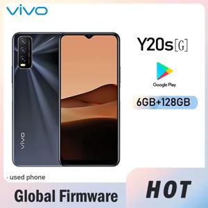 글로벌 펌웨어 Vivo Y20s [G] 스마트폰 4G MTK Helio G80 6GB128GB 안드로이드 11 5000mAh 720x1600px 6.51인치 중고폰