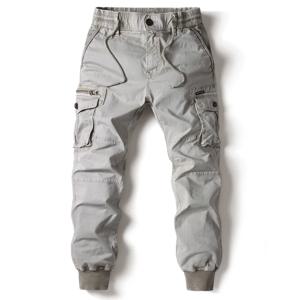 카고 바지 남성 조깅 캐주얼 바지 코튼 전체 길이 군사 남성 streetwear 남성 작업 전술 tracksuit 바지 플러스 사이즈