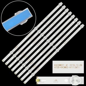 LED 백라이트 스트립 3 램프 4708-K43WDC-A3113N11 LE43E6850 K430WDC1 L43E6800 43HFF5952/T3 43PFS4012/12 43L1600C 43PFF3012/T3
