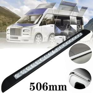 12-28VDC RV LED 천막 베란다 조명 방수 캠핑카 캐러밴 인테리어 벽 램프 라이트 바 밴 캠핑카 트레일러 외부 램프