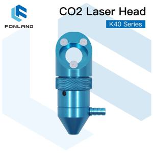 K40 시리즈 레이저 조각 절단기 용 FONLAND CO2 레이저 헤드 렌즈 직경 12/15/18mm 초점 거리 50.8mm 미러 20mm