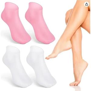 1 쌍의 실리콘 모이스춰 라이징 양말 엑스 폴리 에이 팅 젤 힐 양말 캘러스 갈라진 죽은 피부 보호기 제거 통증 완화 풋 케어