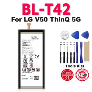 LG V50 ThinQ 5G V50ThinQ BL T42 BL-T42 LM-V500 V500N V500EM V500xm 휴대 전화 용 배터리 재고 있음 Bateria