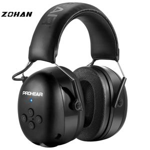 ZOHAN 전자 헤드폰 5.0 Bluetooth 귀마개 청력 보호 헤드폰 음악 안전 소음 감소 충전
