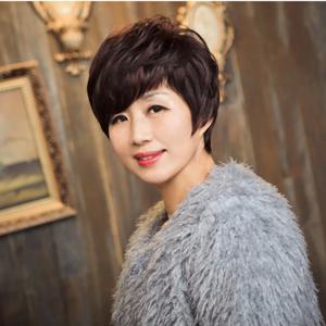 새로운 합성 가발 중년 볼륨 얽히고 설킨 짧은 곱슬 머리 숙녀 고온 실크 화학 섬유 전체 가발 세트