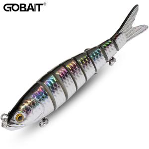 GOBAIT Swimbait 11g 16g 27g 멀티 조인트 루어 느린 싱킹 바이오닉 세그먼트 Pesca Bass Treble Hook 잉어 낚시 태클 하드 미끼