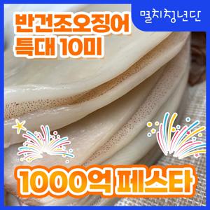 60) 반건조 오징어 특대 10미